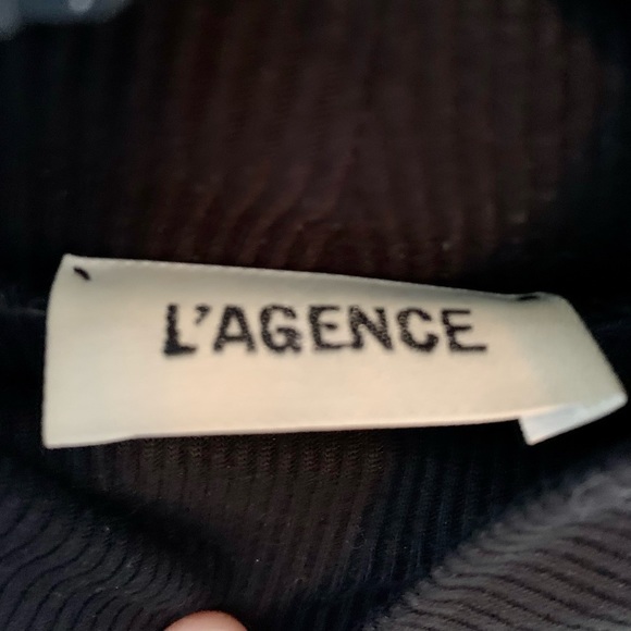 L’agence mock neck ribbed knit dress - Picture 3 of 3